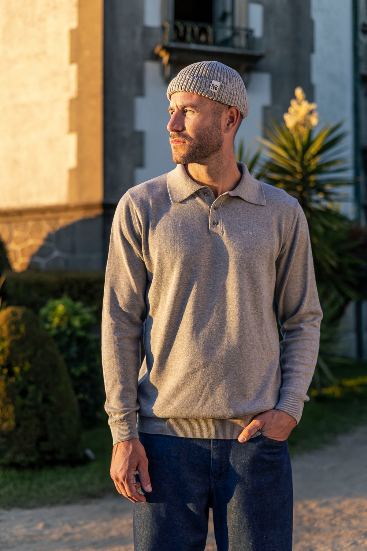 Knit Polo Longsleeve