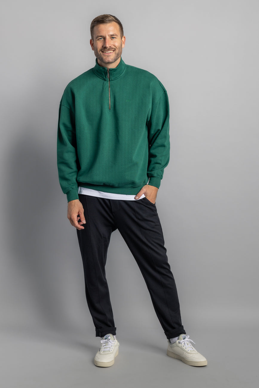 Quarter Zip Sweater Oversized