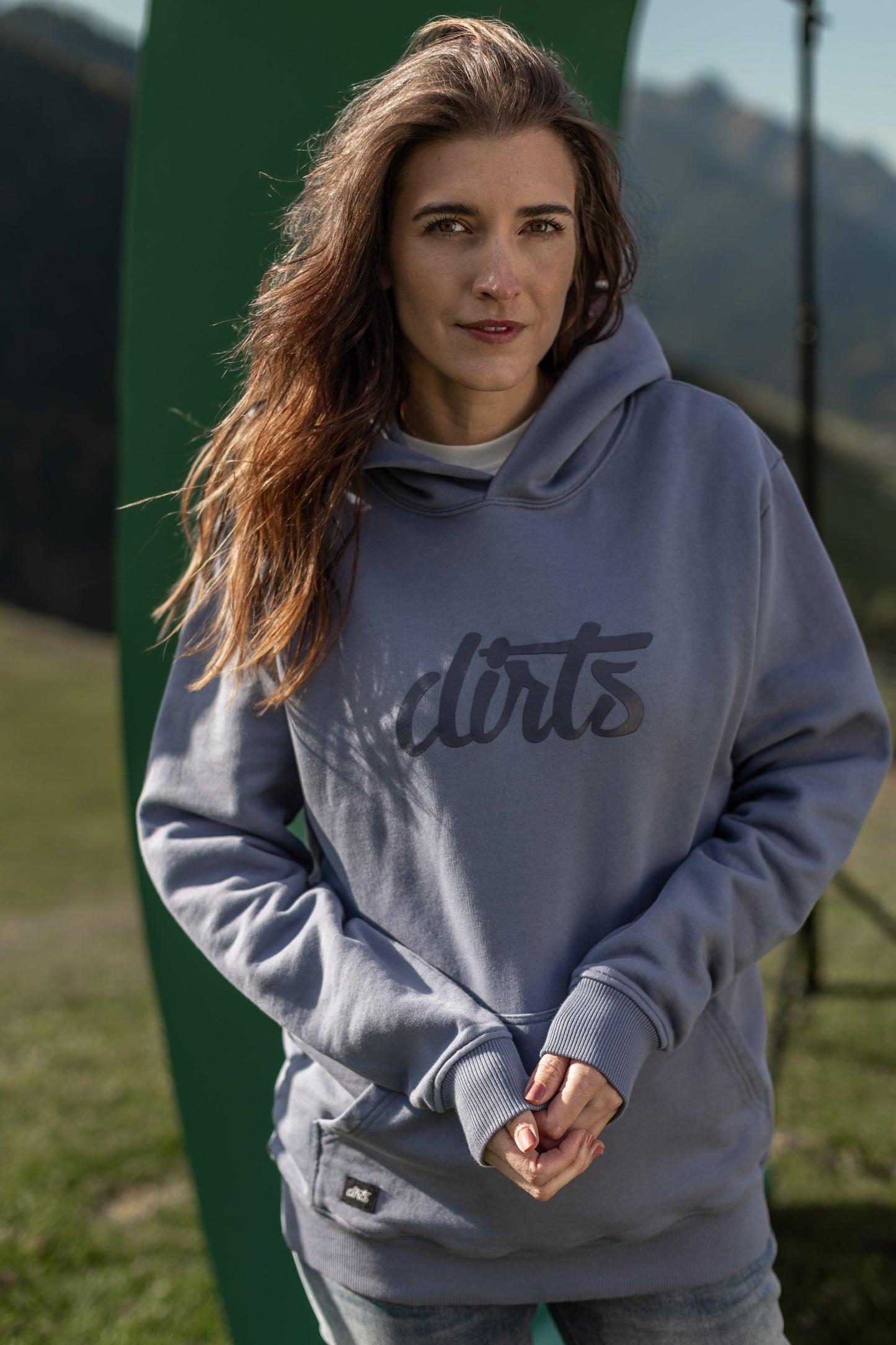 Premium Logo Hoodie Unisex, Aquamarin