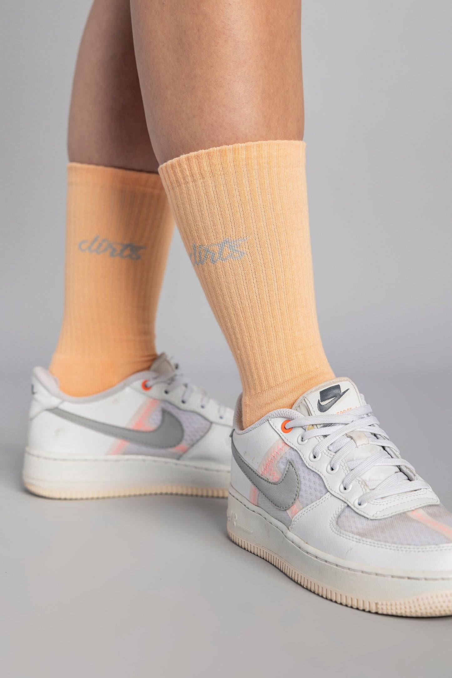 Classic Logo Socks, Pfirsich