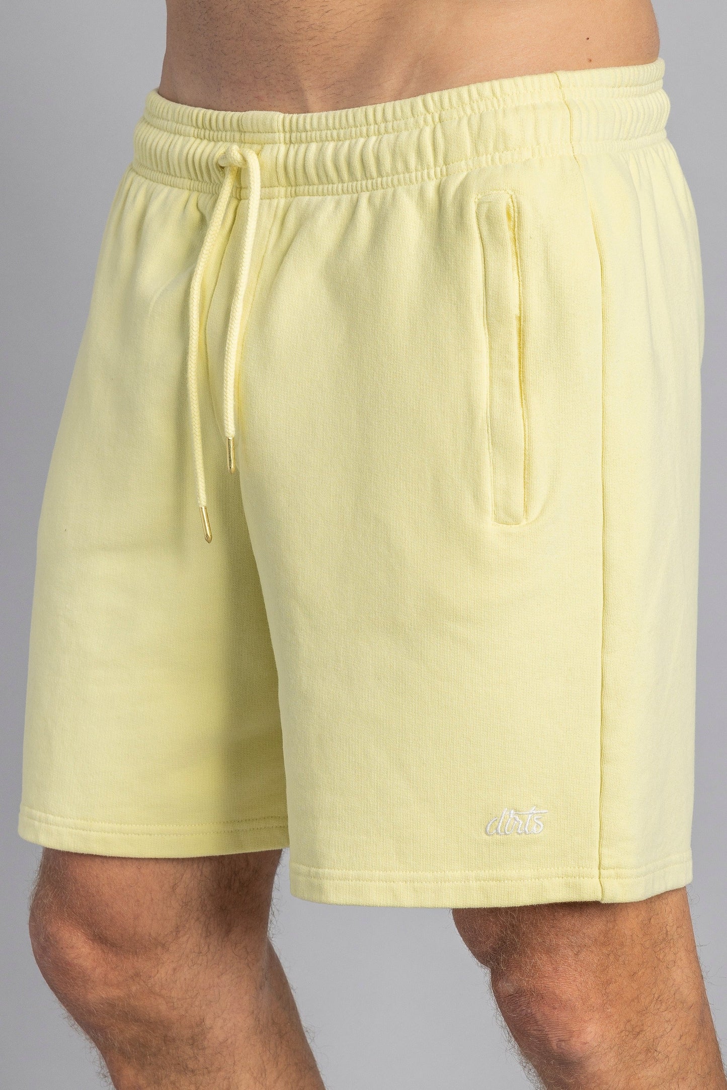 Organic Sweatshorts GOTS Unisex, Zitrone