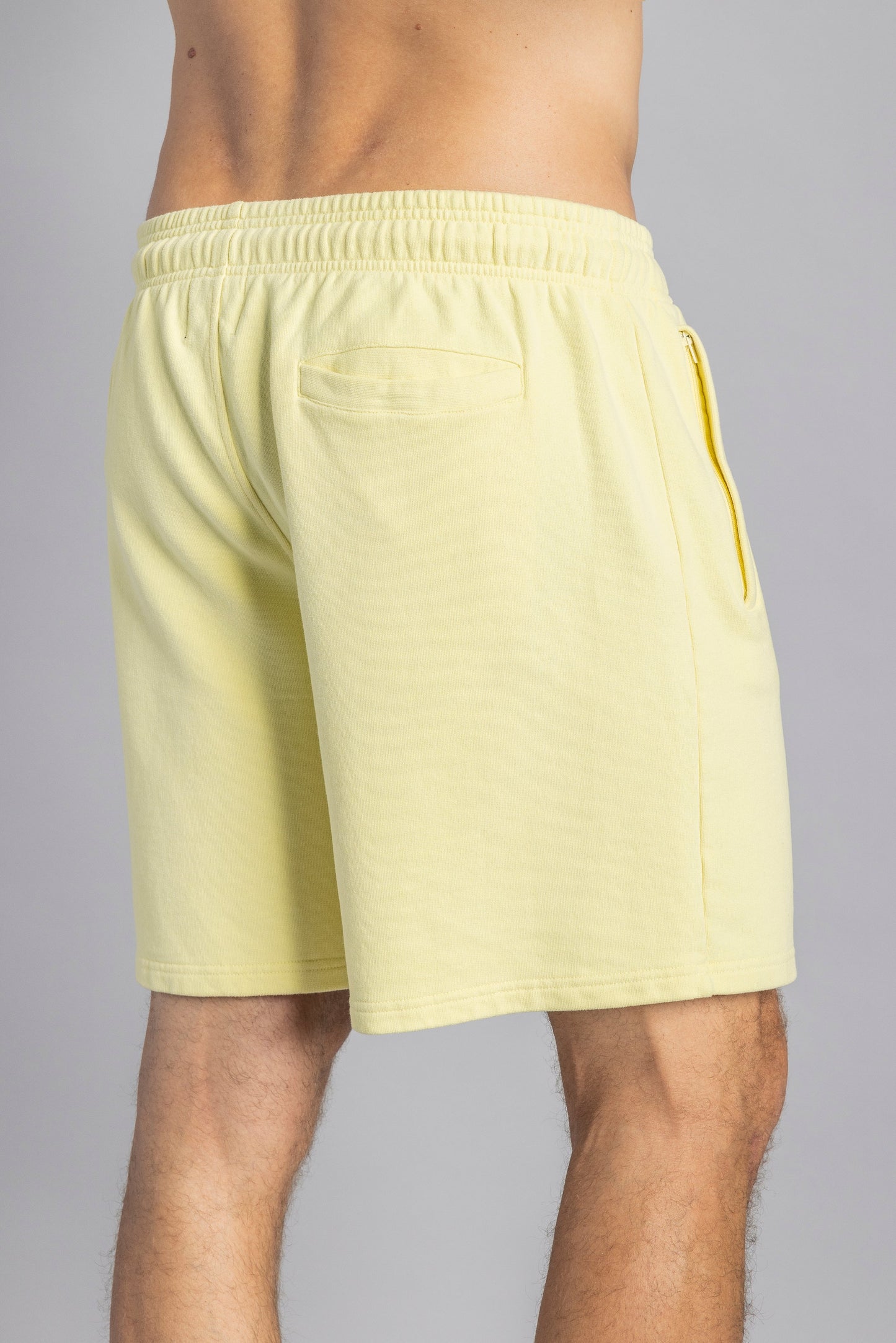 Organic Sweatshorts GOTS Unisex, Zitrone