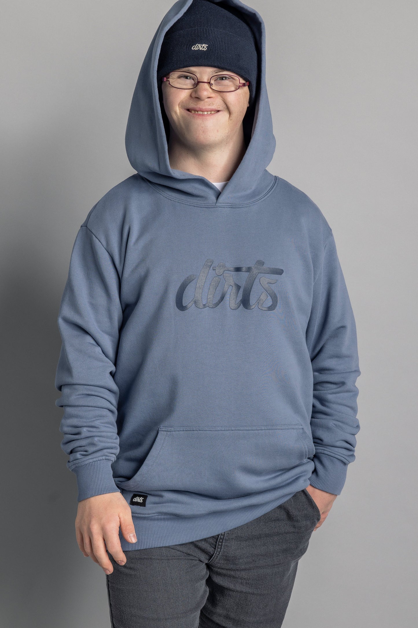 Premium Logo Hoodie Unisex, Aquamarin