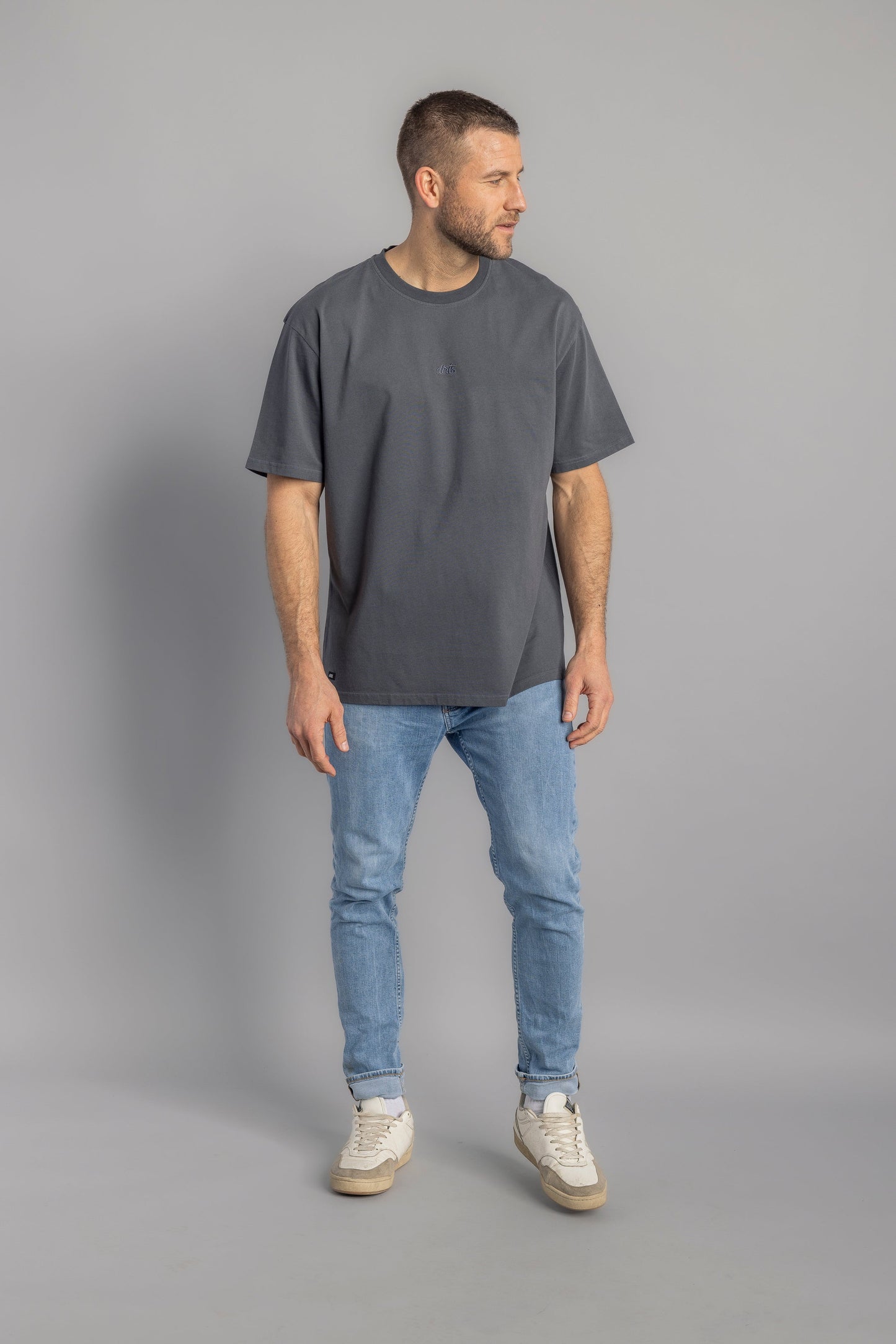 Logo T-Shirt OVERSIZED, Basalt