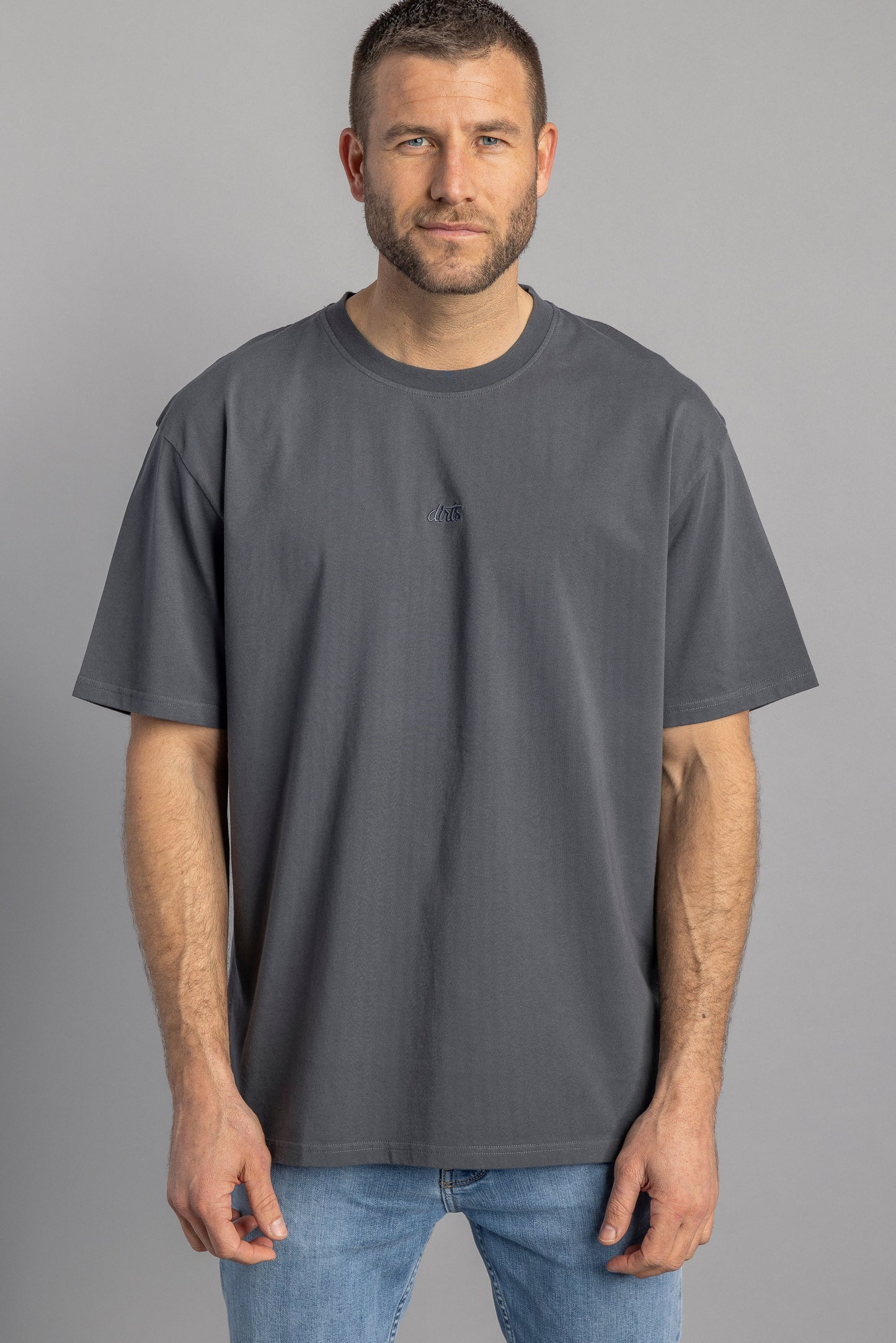 Logo T-Shirt OVERSIZED, Basalt