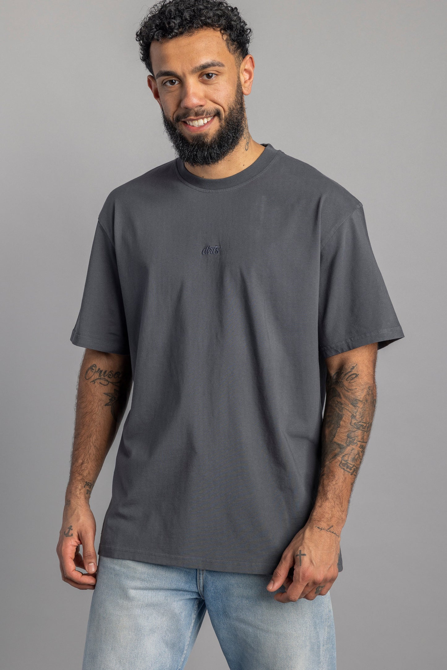 Logo T-Shirt OVERSIZED, Basalt