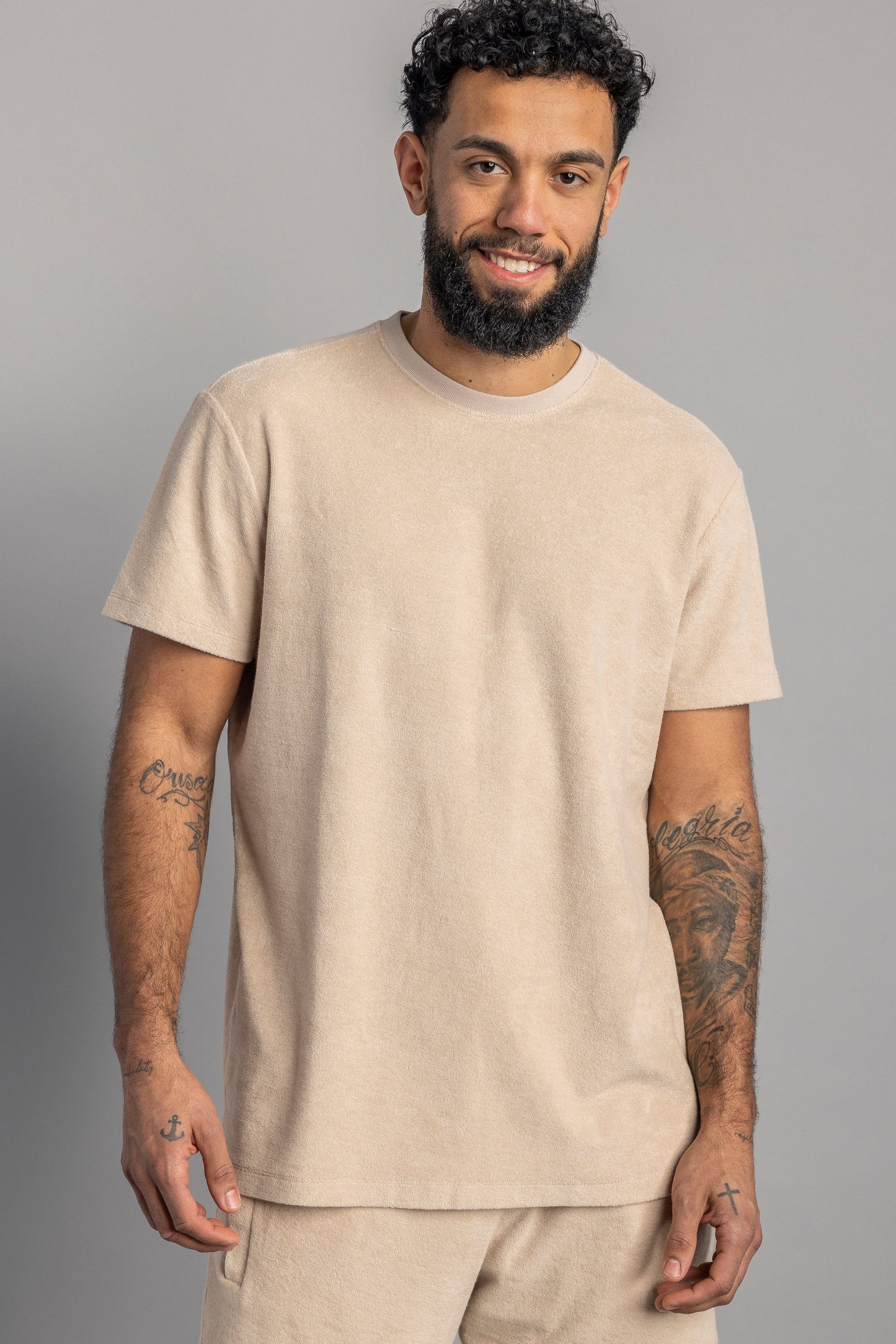 Terry T-Shirt, Sand