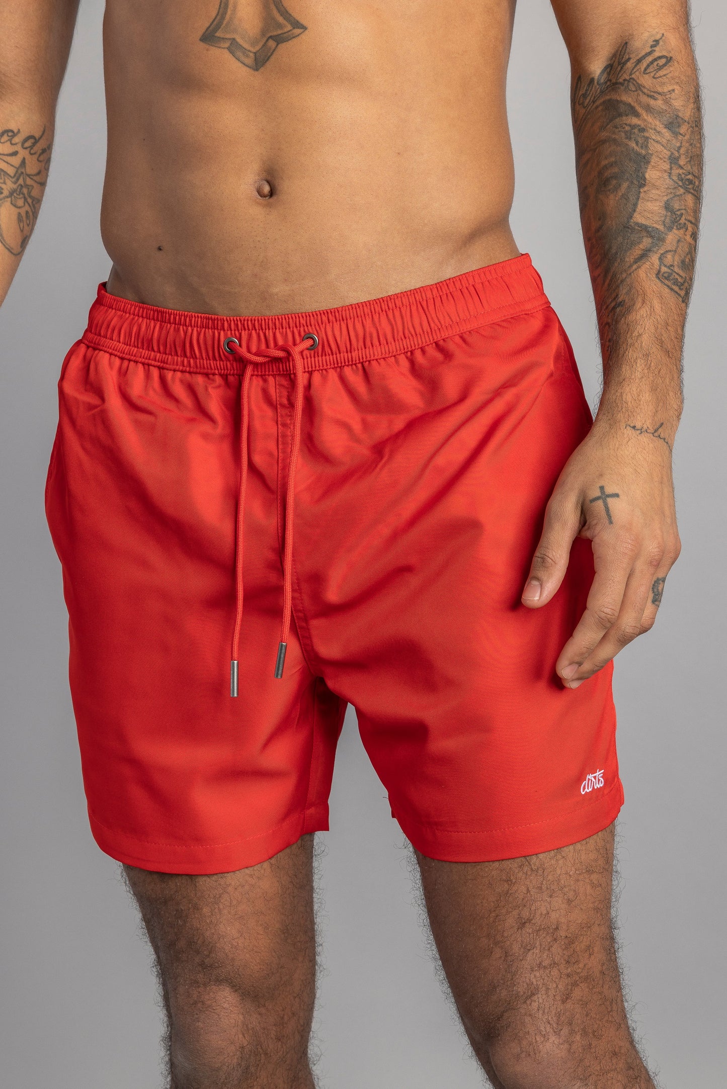 Recycled Swim Shorts RPET, Classic Red