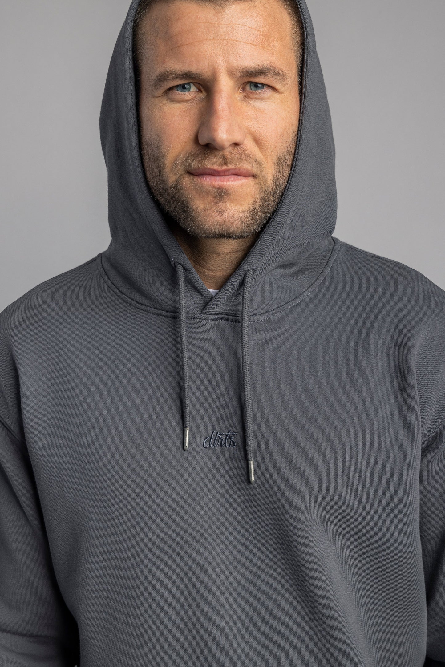 Logo Hoodie, Basalt