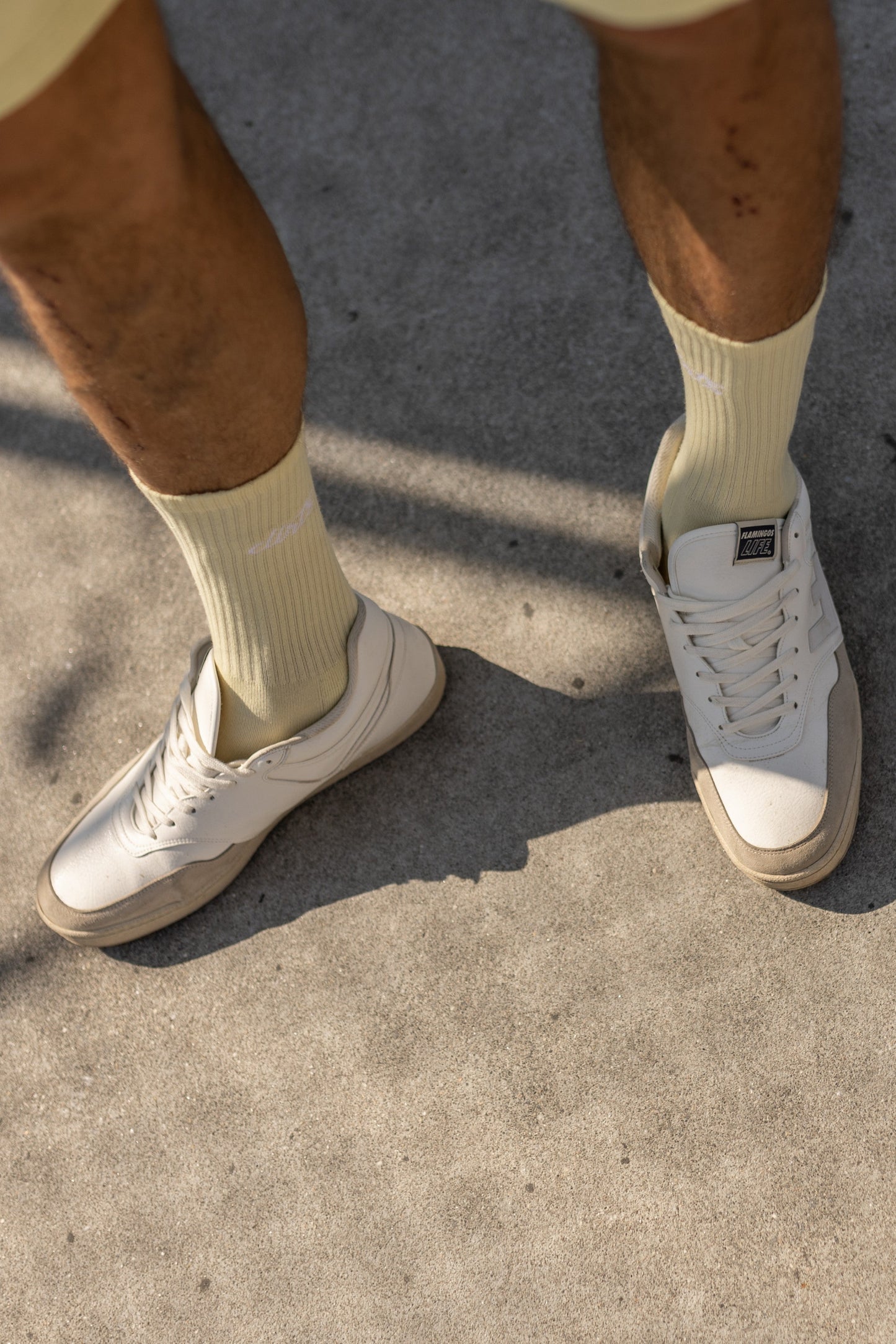 Classic Logo Socks, Zitrone